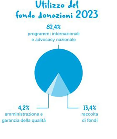 Auflistung Verwendung der Spendenerträge 2023