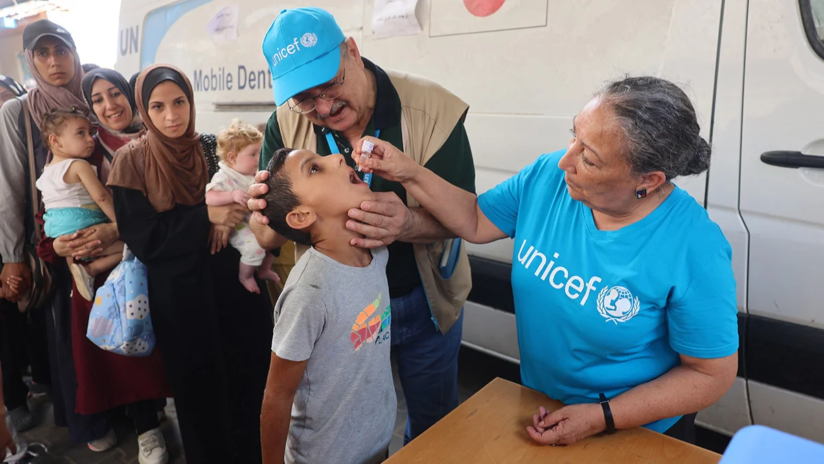 Gaza: Polio vaccination campaign reaches over 189,000 children