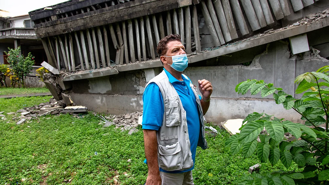 Bruno Maes nach Erdbeben in Haiti