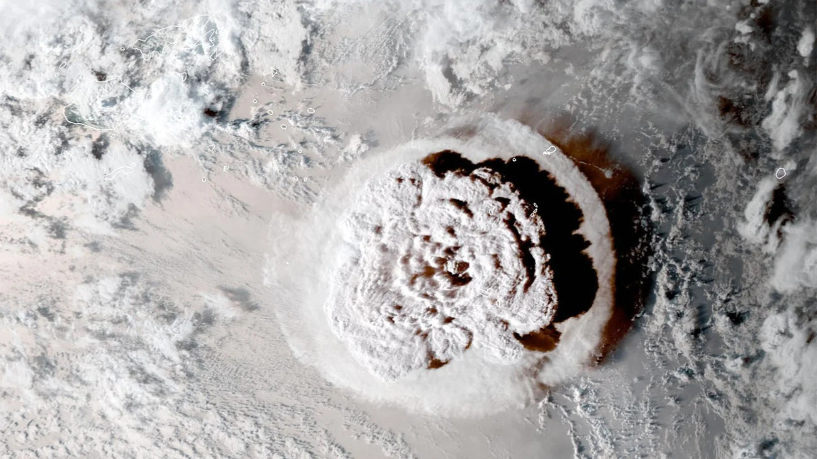Vulkanausbruch bei Tonga