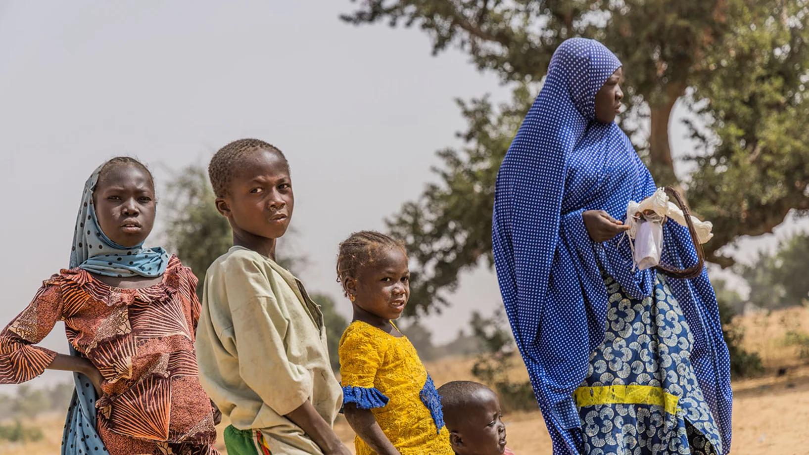 Familie im Niger